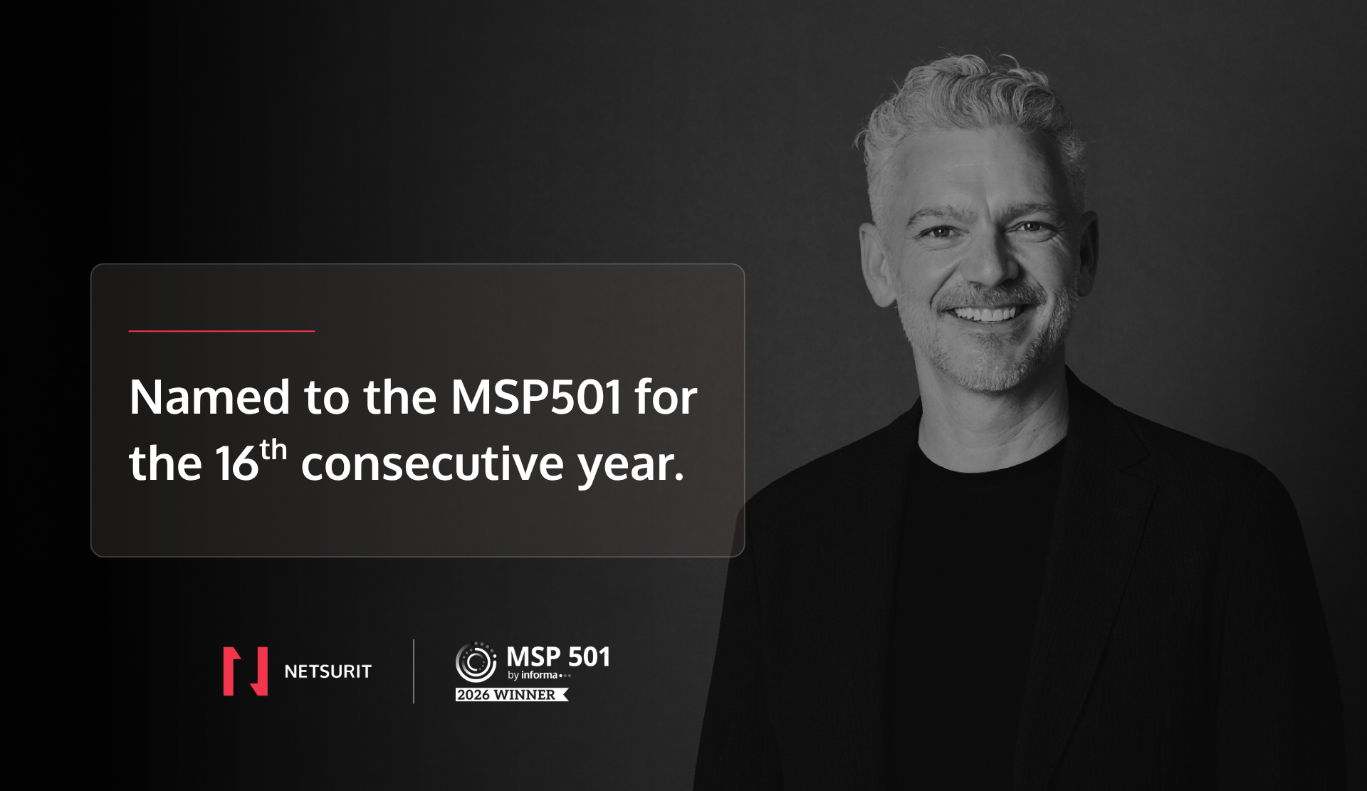 Netsurit Ranked on 2026 MSP 501 Tech Industrys Most Prestigious List of Global Managed Service Providers